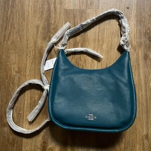 Coach Blue Leather Shoulder Bag